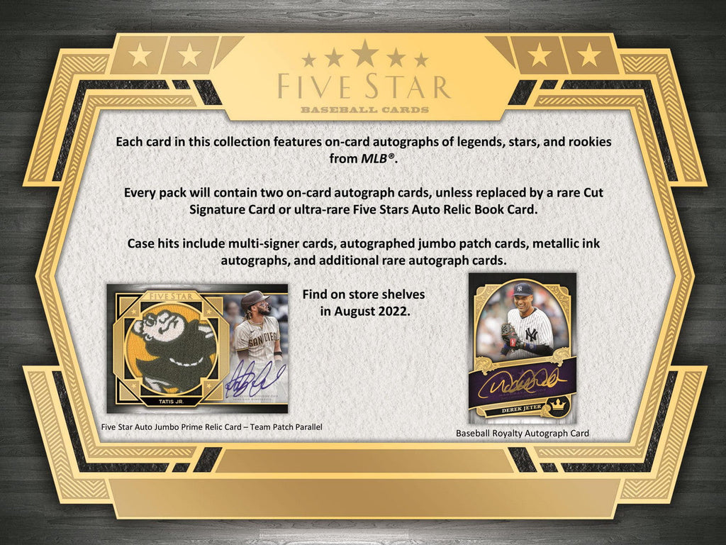 2022 Topps Five Star Baseball Hobby Box