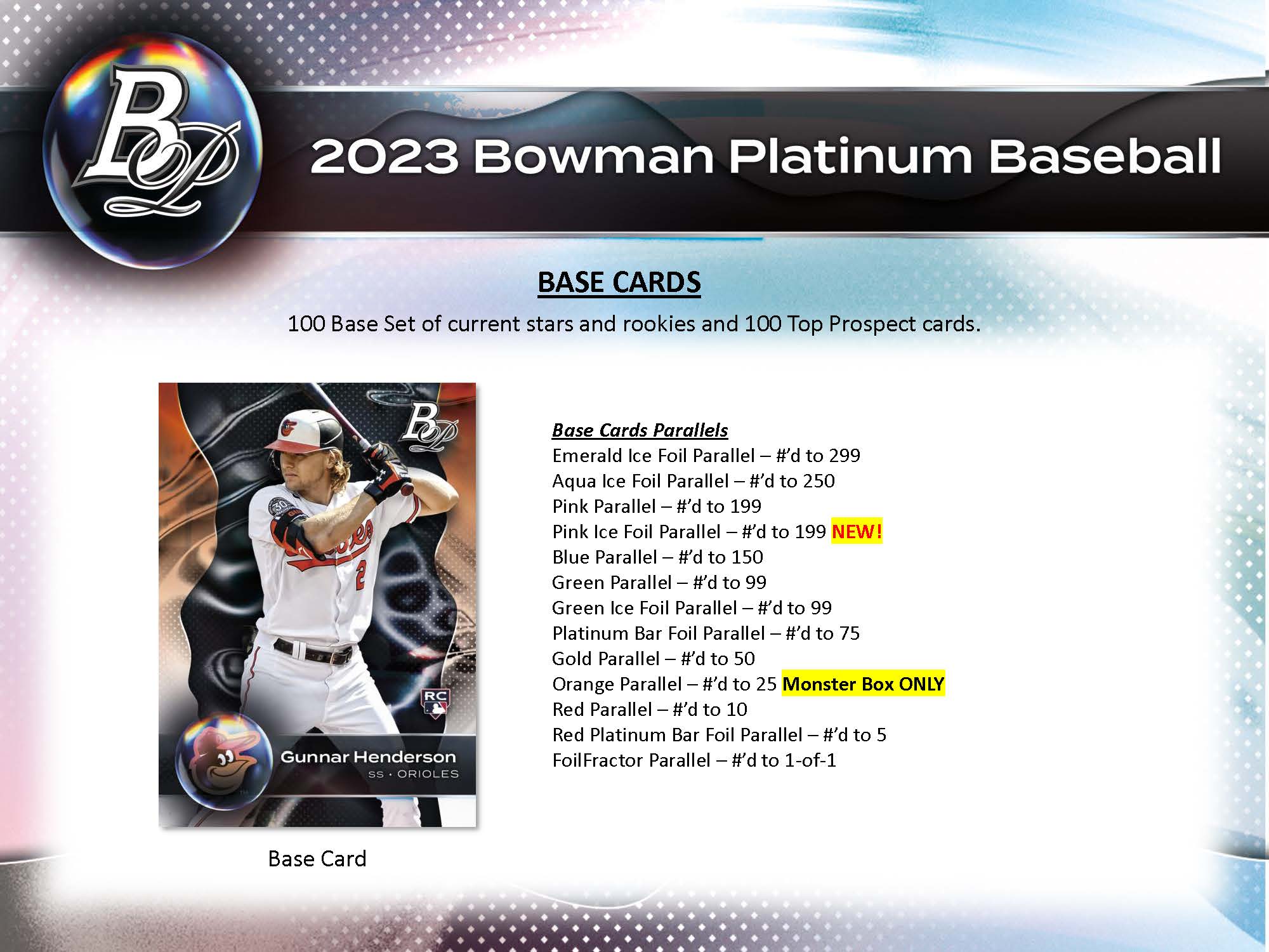 2023 Bowman Platinum Monster Box