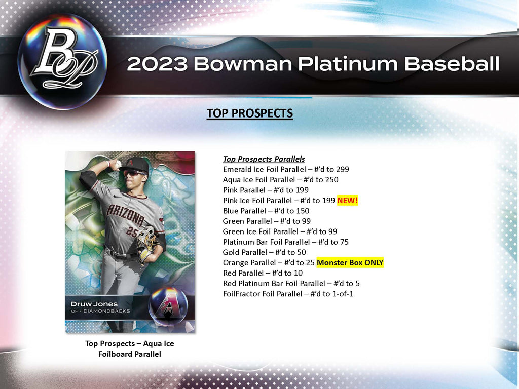 2023 Bowman Platinum Blaster Box