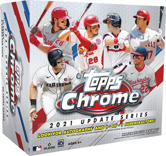 2021 Topps Chrome Update Baseball Mega Box