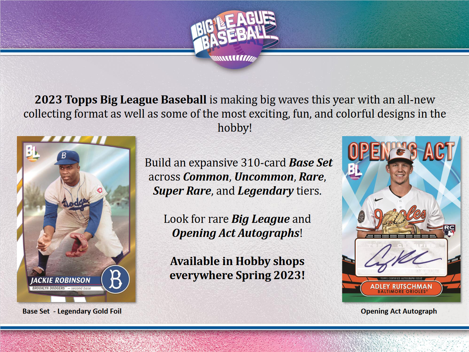 2023 Topps Big League Baseball Hobby Box