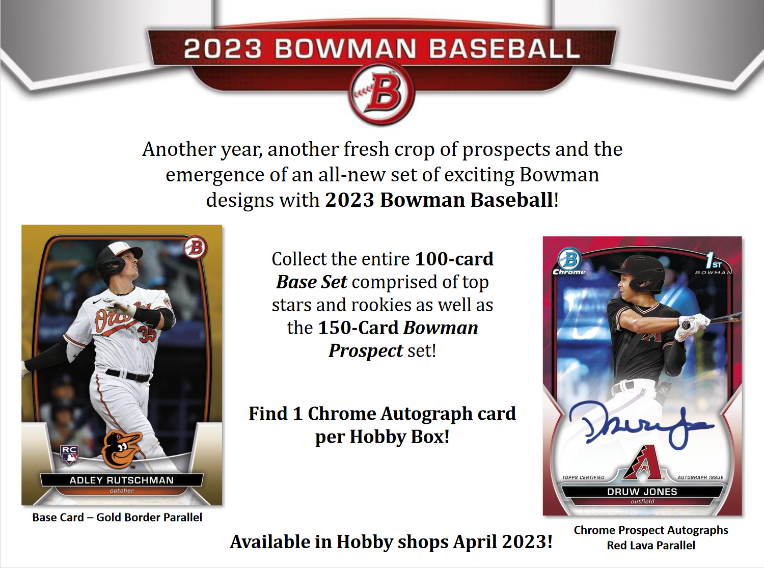 2023 Bowman Baseball Hobby Box