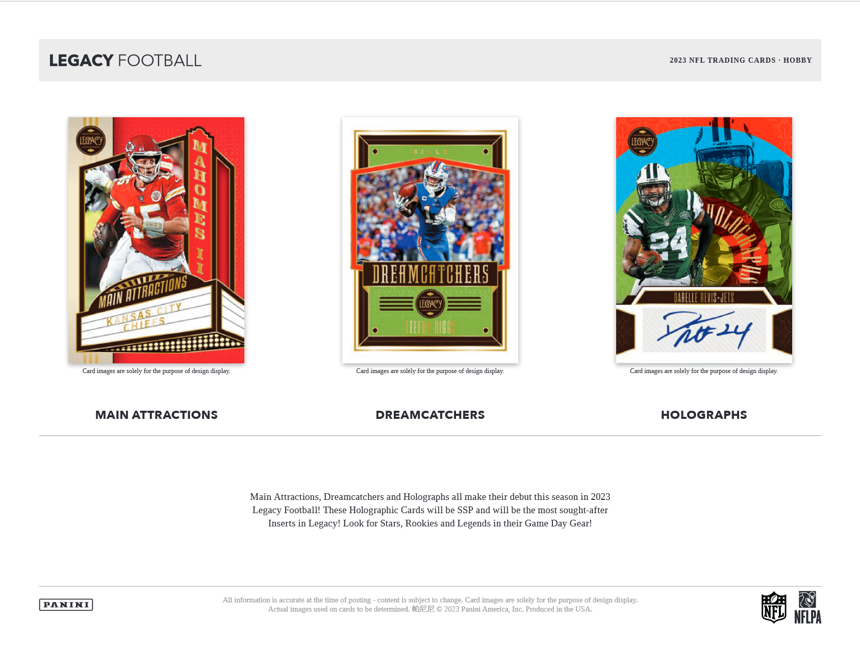 2023 Panini Legacy Football Hobby Box