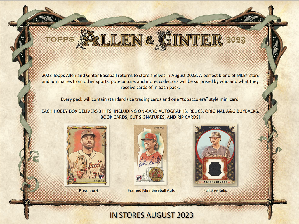 2023 Topps Allen & Ginter Baseball Hobby Box