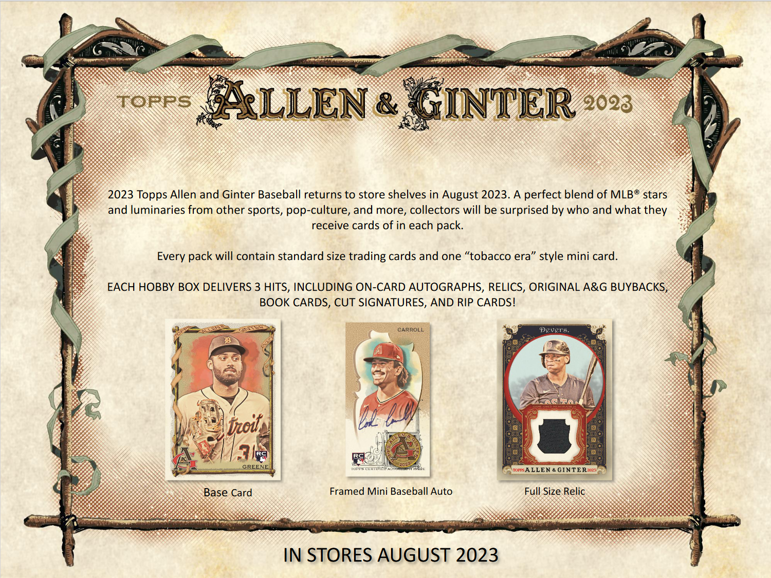 2023 Topps Allen & Ginter Baseball Hobby 12 Box Case