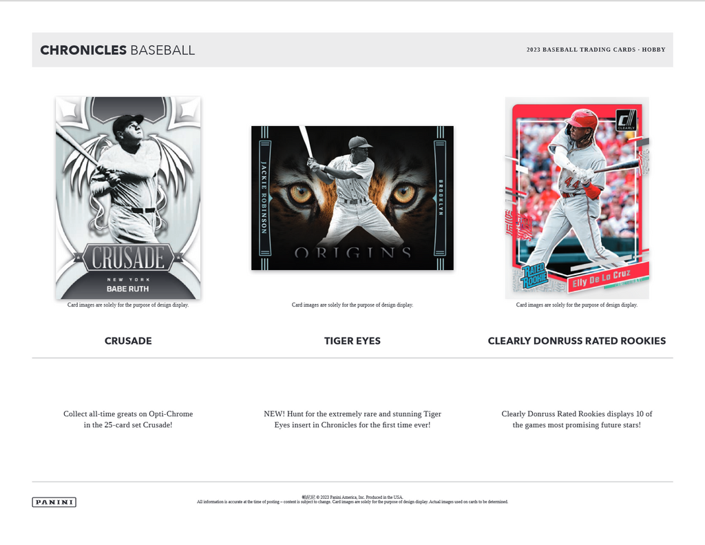 2023 Panini Chronicles Baseball Hobby Pack