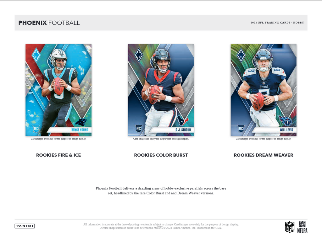 2023 Panini Phoenix Football Hobby 16 Box Case