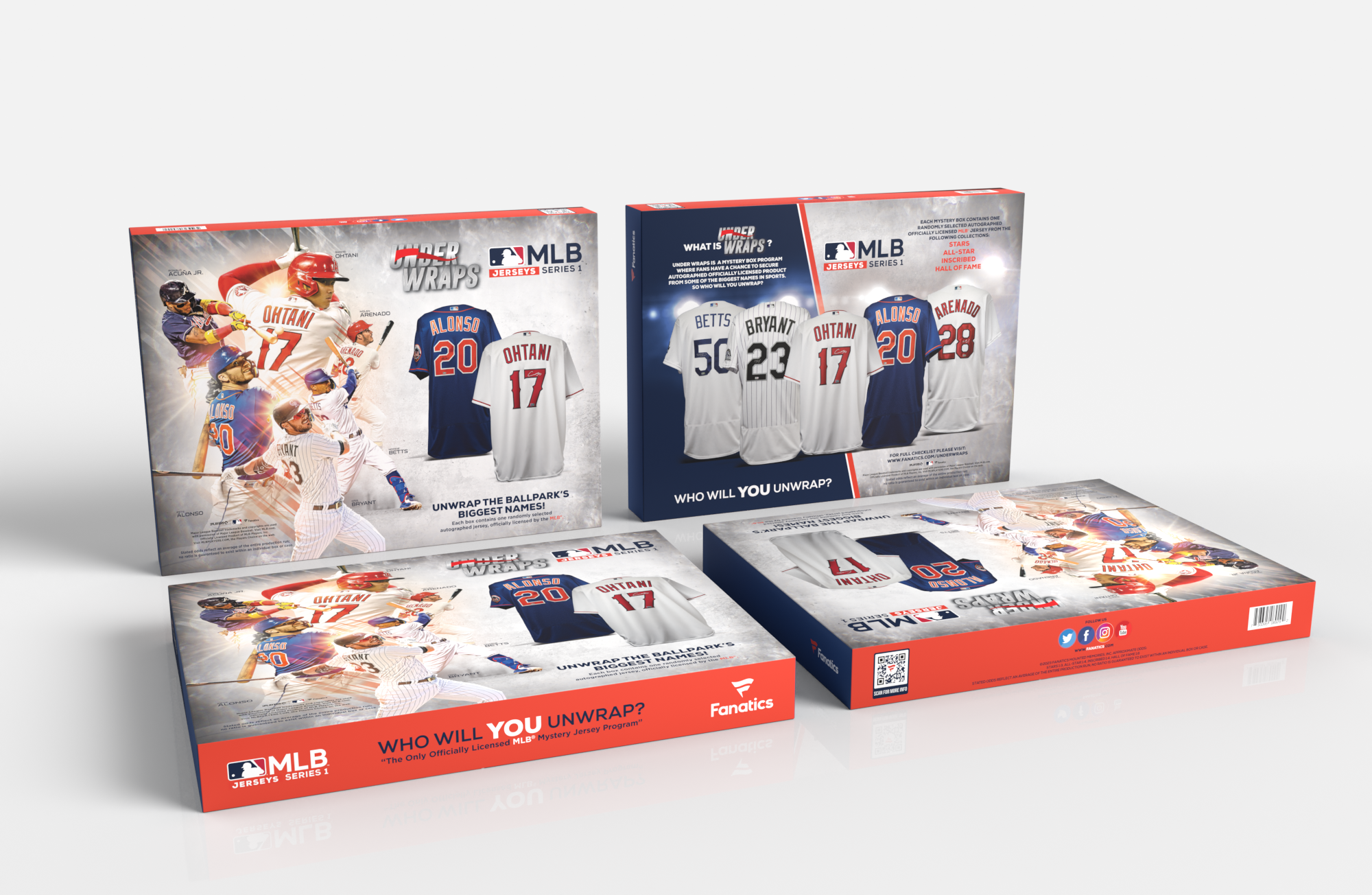 2023 Fanatics Under Wraps Autographed Baseball Jersey Box