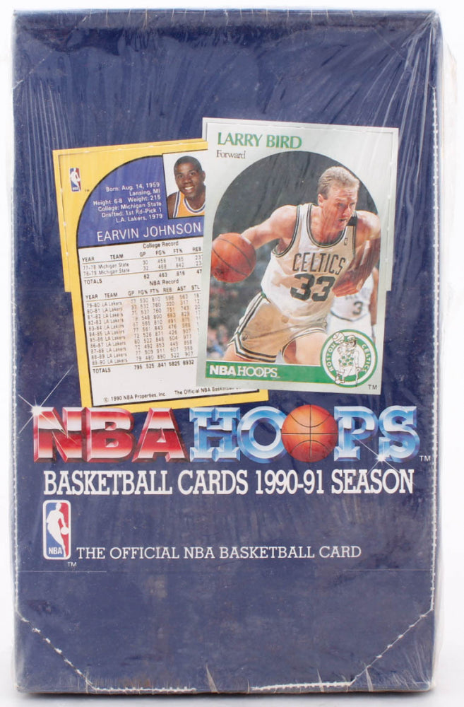 1990-91 NBA Hoops Series 1 Hobby Box Sealed