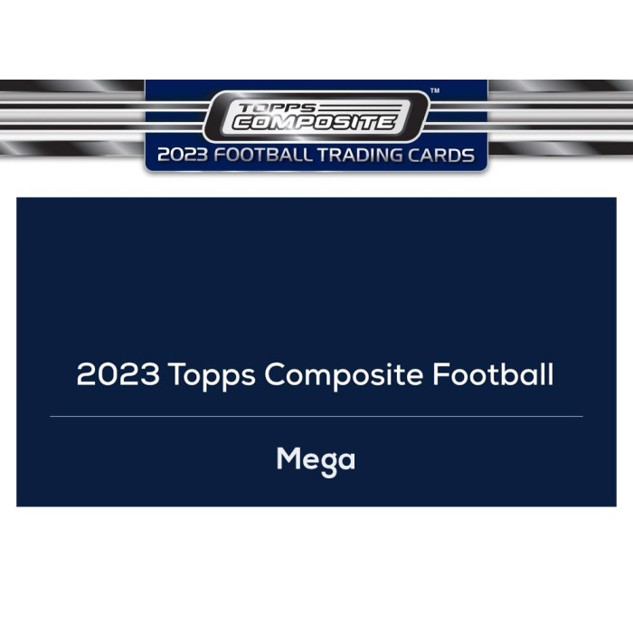 2023 Topps Composite Football Mega 20 Box Case