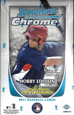 2011 Bowman Chrome Baseball Hobby Box