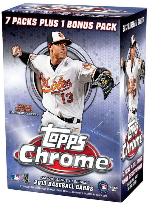 2013 Topps Chrome Baseball Blaster Box